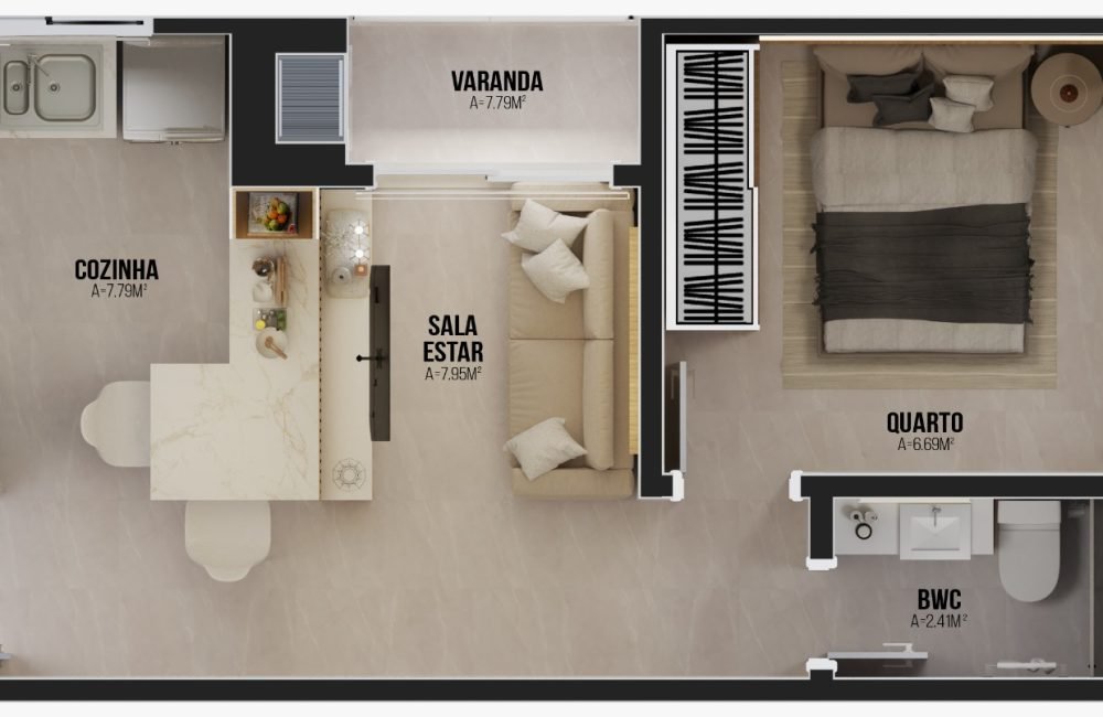 Apartamento R. Octávio Girardi